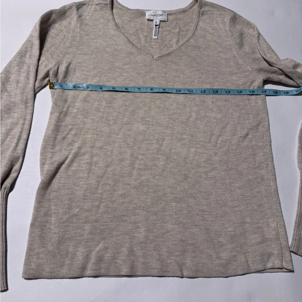 Soma Weekend V-neck Pullover Lightweight Sweater Medium Soft Tunic - Picture 3 of 6